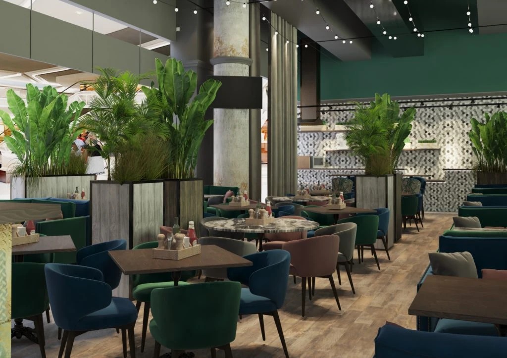 ДИЗАЙН ПРОЕКТ РЕСТОРАНА В ТРЦ «САЛАРИС»