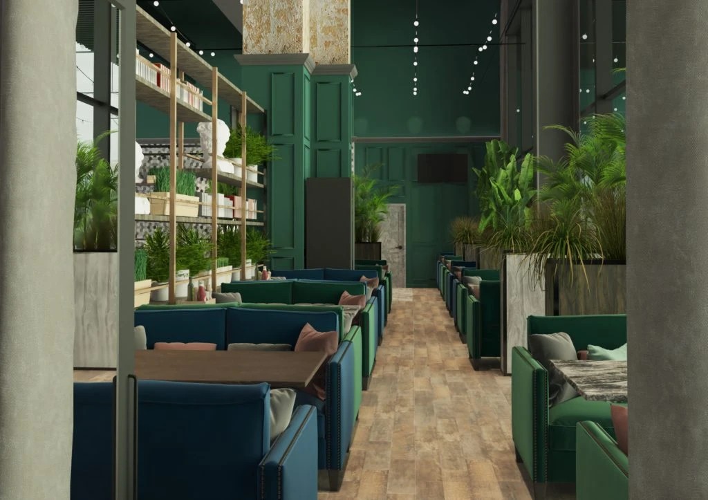 ДИЗАЙН ПРОЕКТ РЕСТОРАНА В ТРЦ «САЛАРИС»