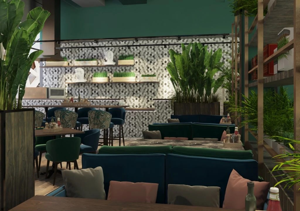 ДИЗАЙН ПРОЕКТ РЕСТОРАНА В ТРЦ «САЛАРИС»
