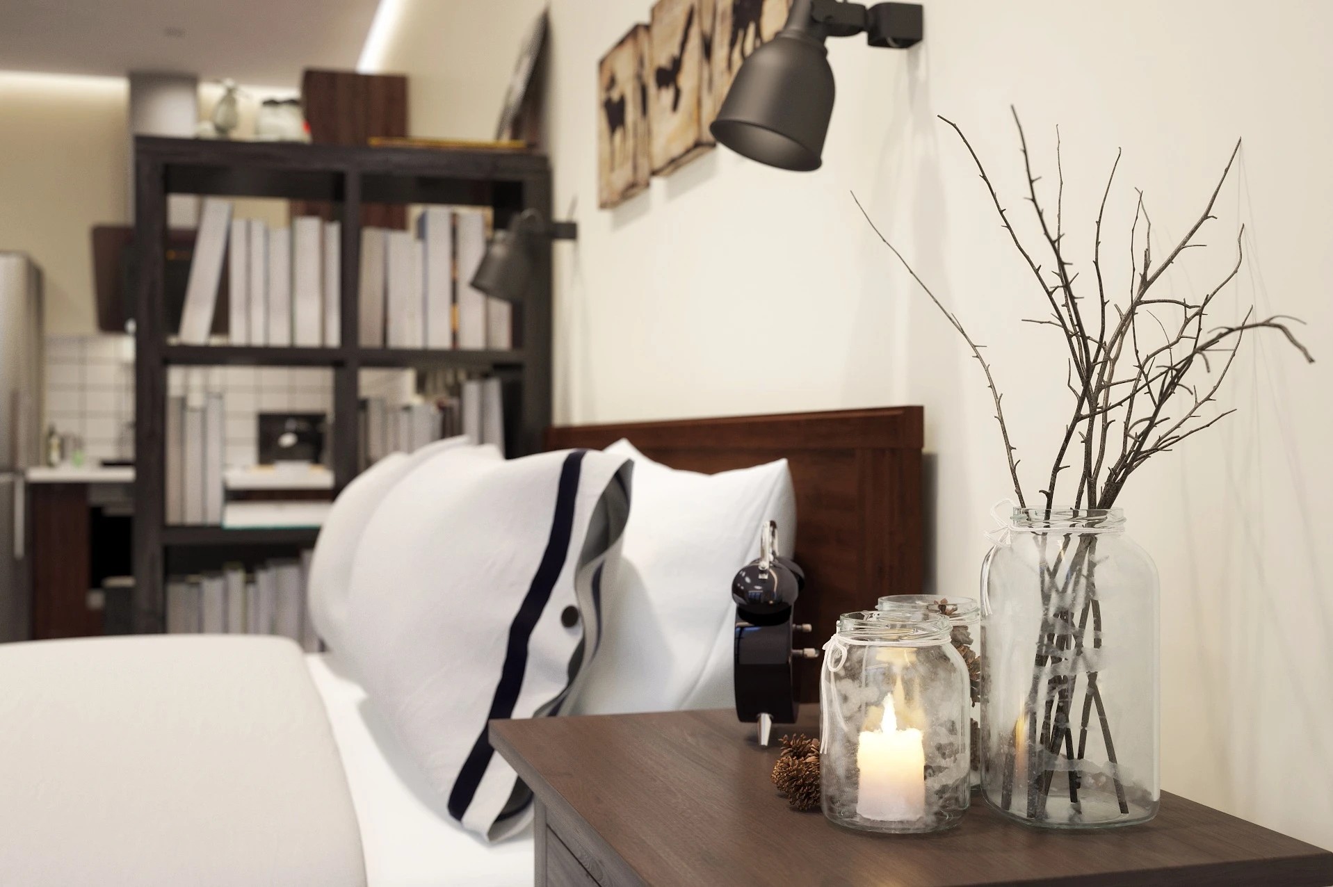 КВАРТИРА-СТУДИЯ СВЕТЛЫЙ МИР ВНУТРИ