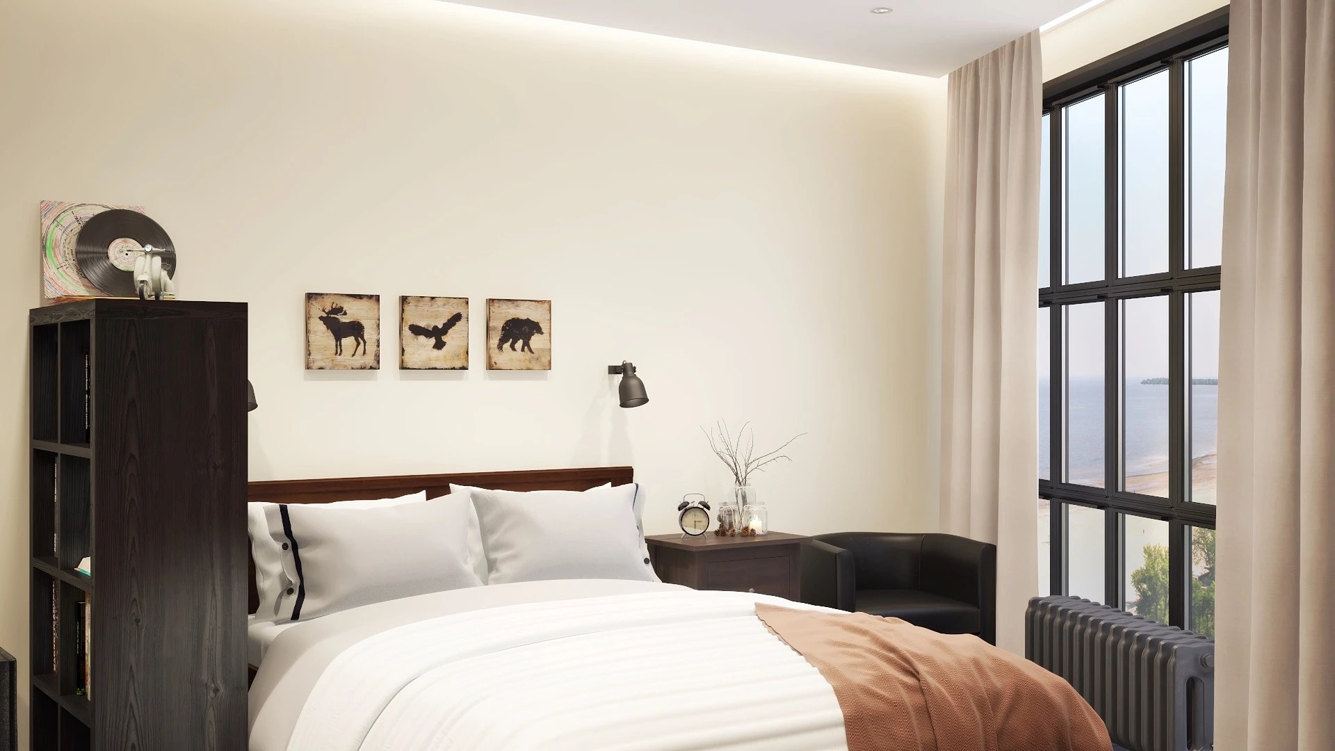 КВАРТИРА-СТУДИЯ СВЕТЛЫЙ МИР ВНУТРИ