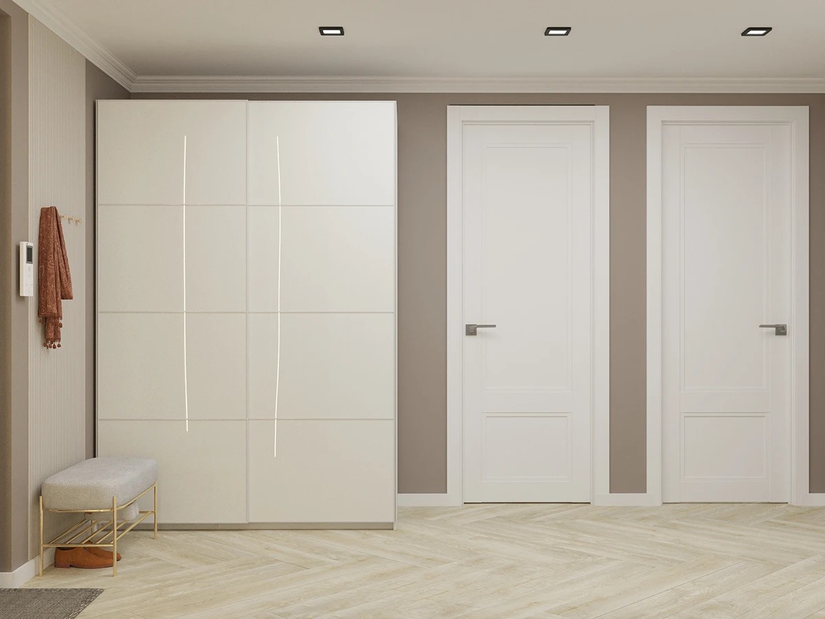 "Белое и золотое"Квартира в Калининграде