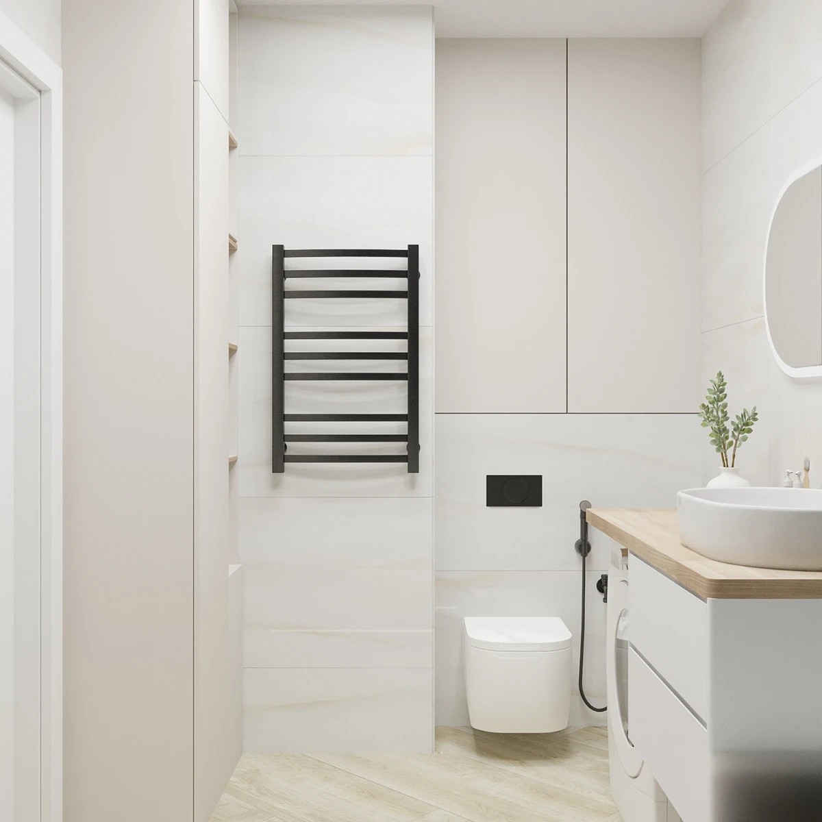 "Белое и золотое"Квартира в Калининграде