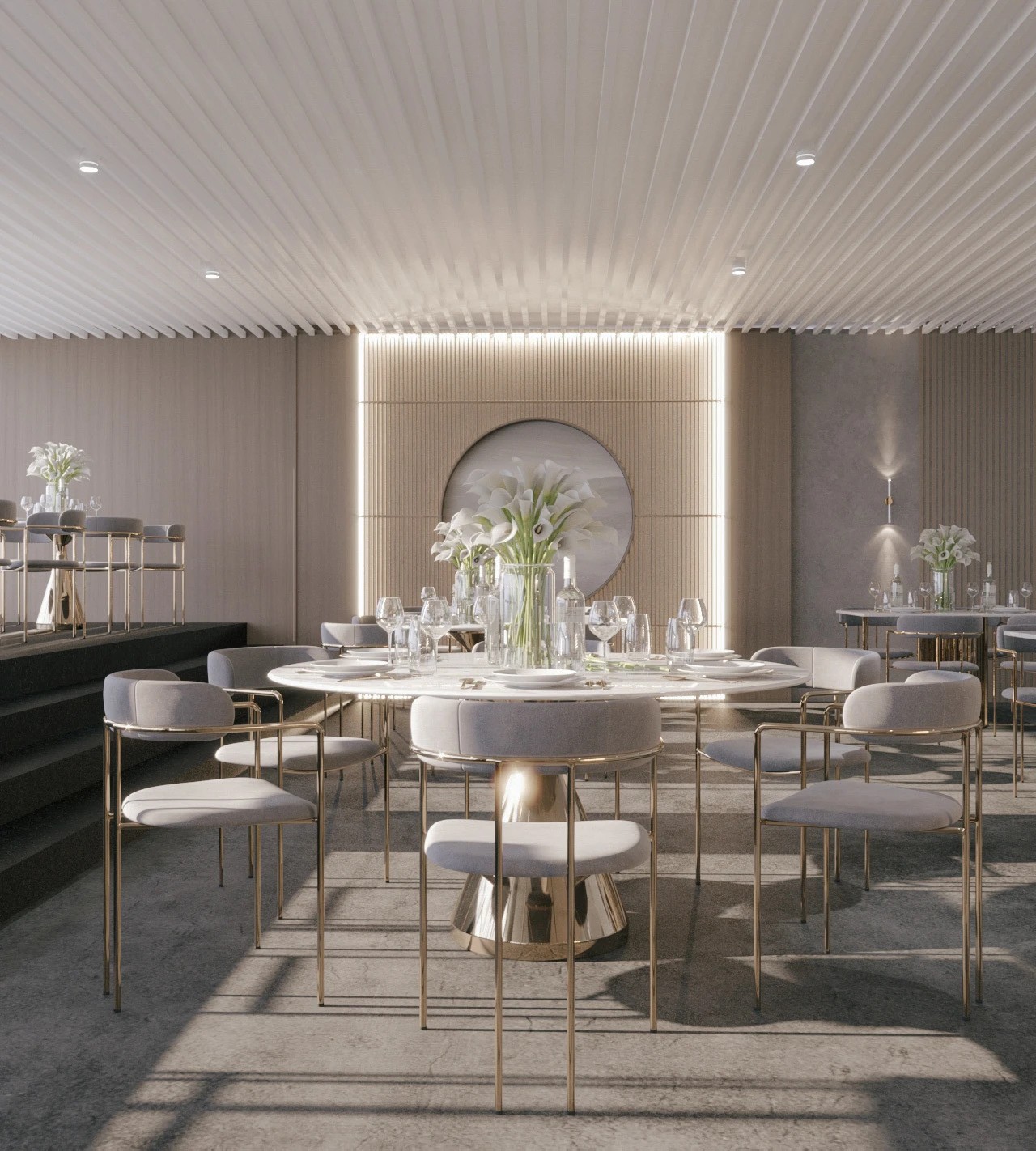 Дизайн-проект панорамного кафе в Москве.