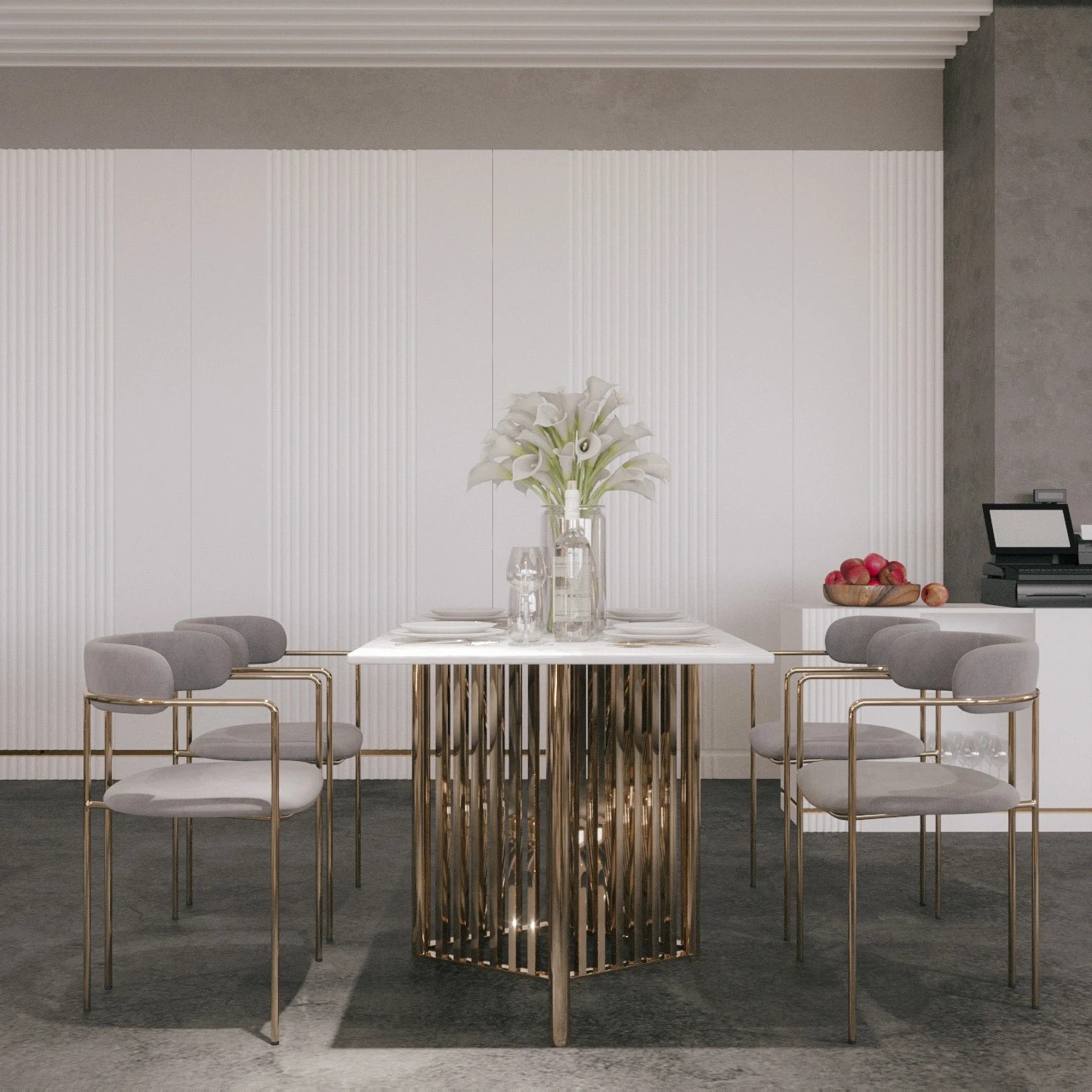 Дизайн-проект панорамного кафе в Москве.