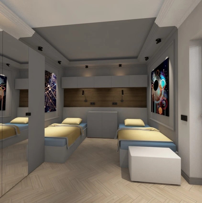 Детская комната для двух братьев