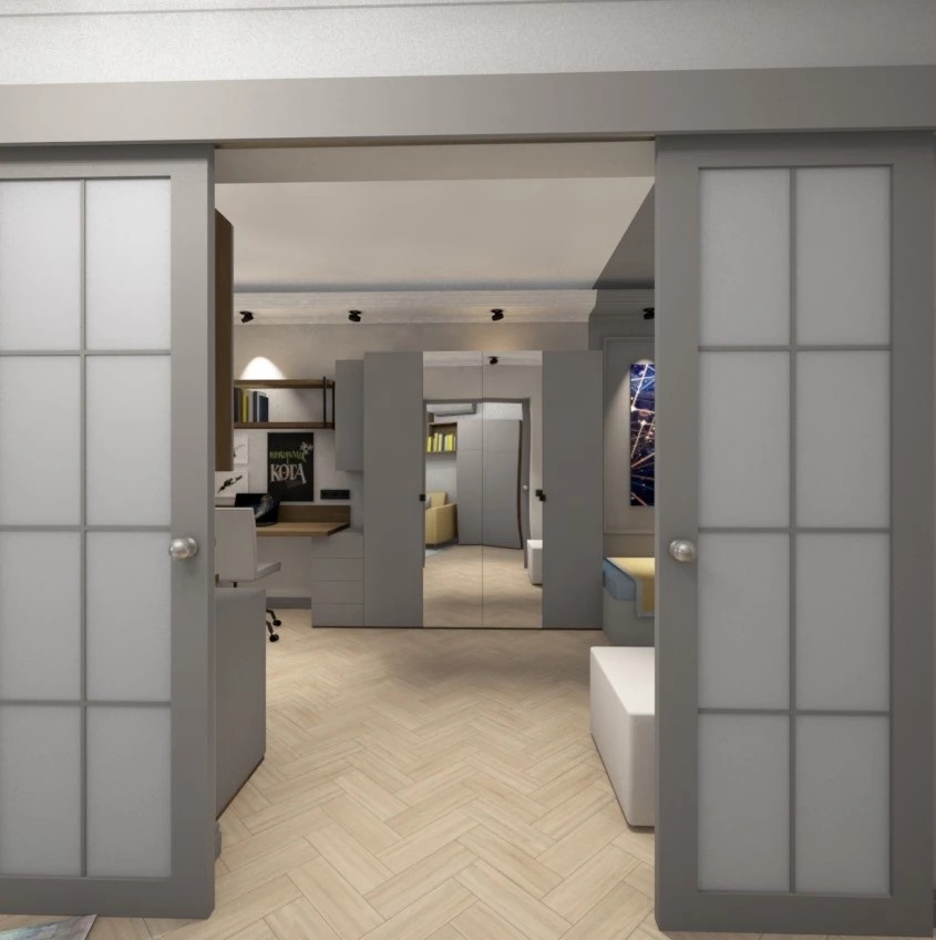 Детская комната для двух братьев