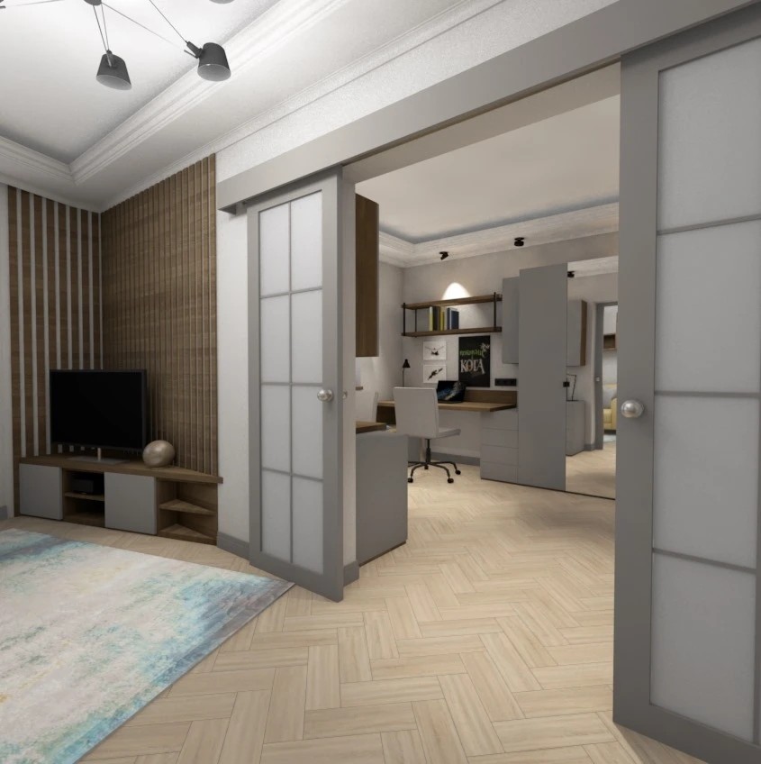 Детская комната для двух братьев