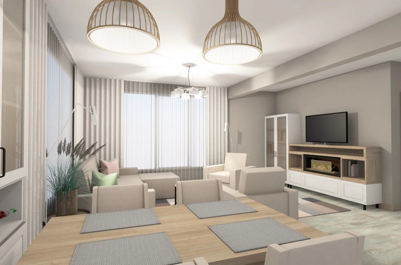 Проект первого этажа загородного дома