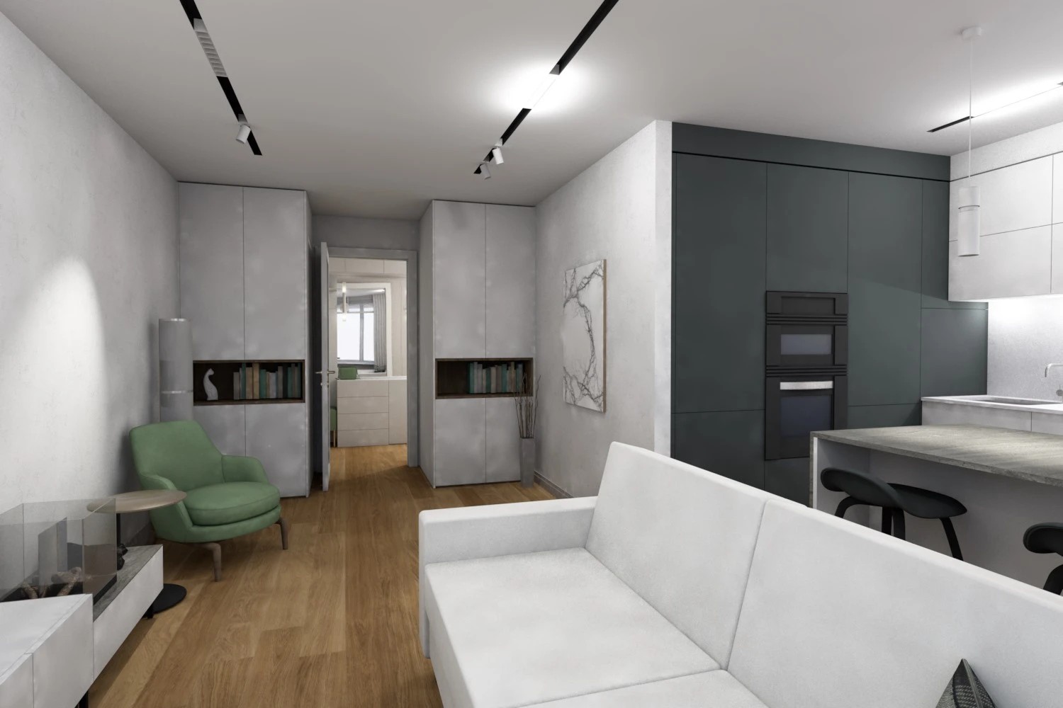 Интерьер небольшой квартиры