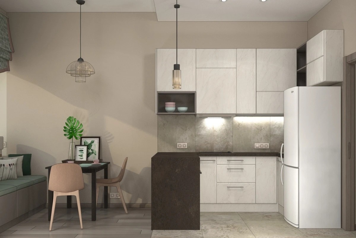 Дизайн-проект однокомнатной квартиры