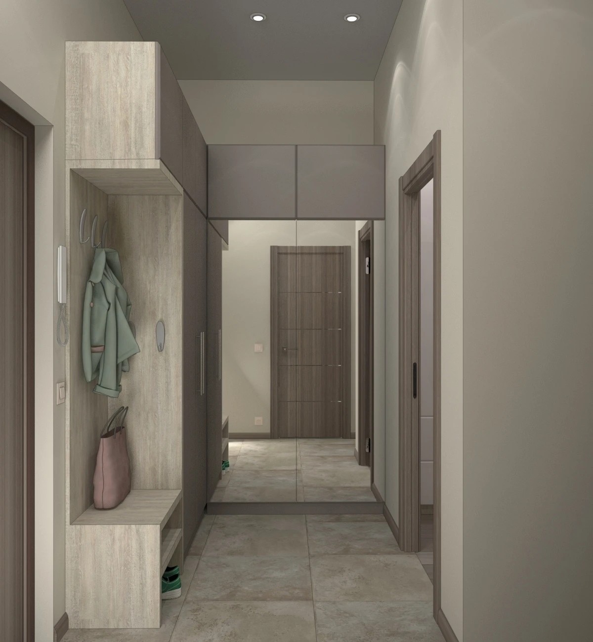 Дизайн-проект однокомнатной квартиры