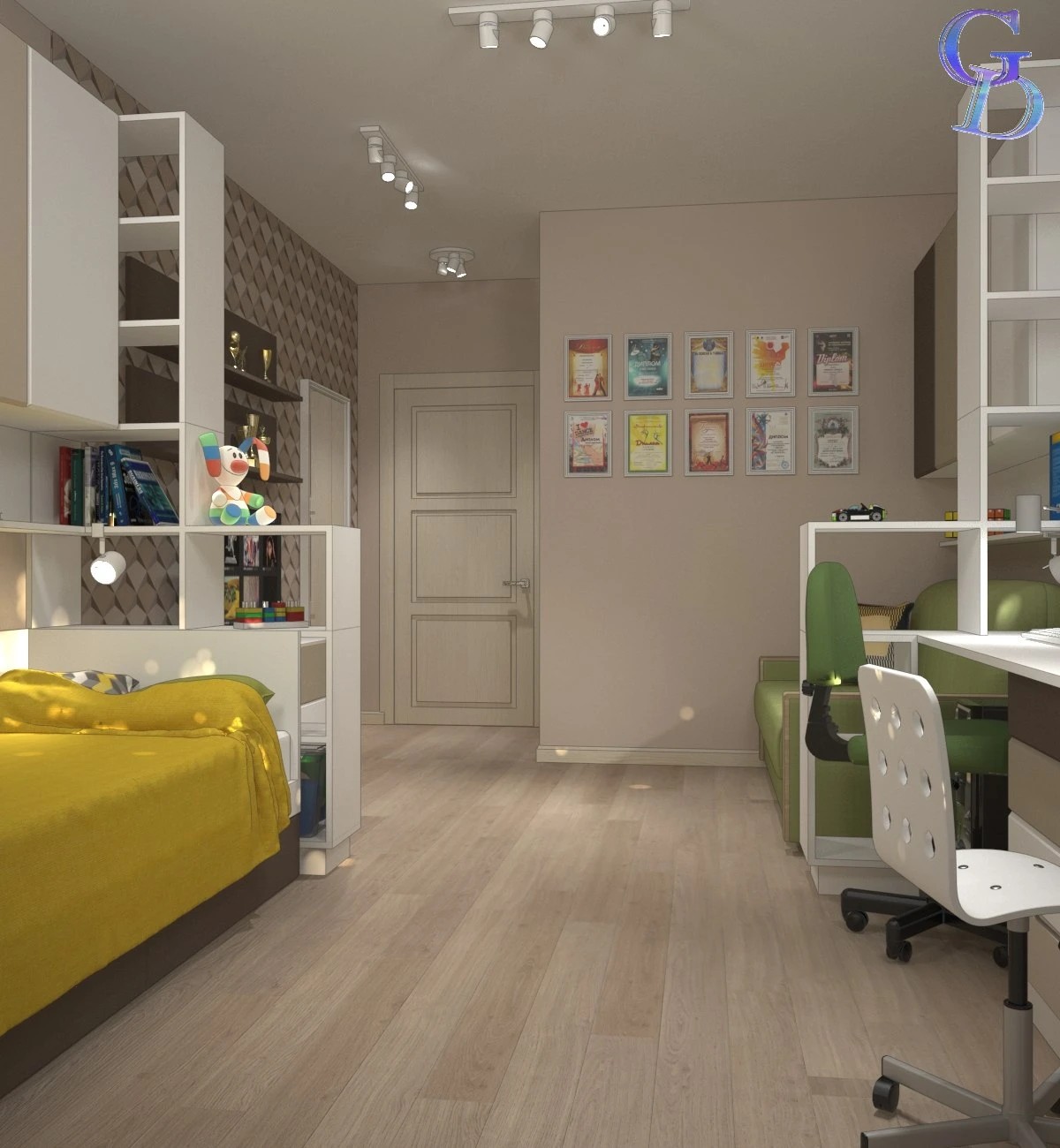 Дизайн-проект двухкомнатной квартиры