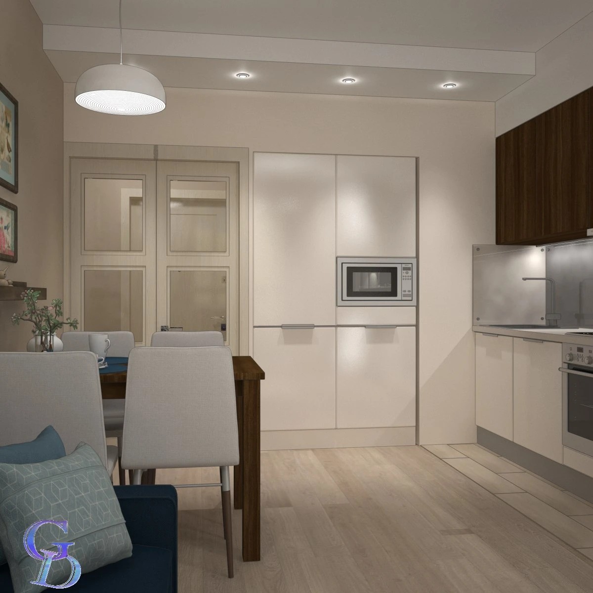 Дизайн-проект двухкомнатной квартиры