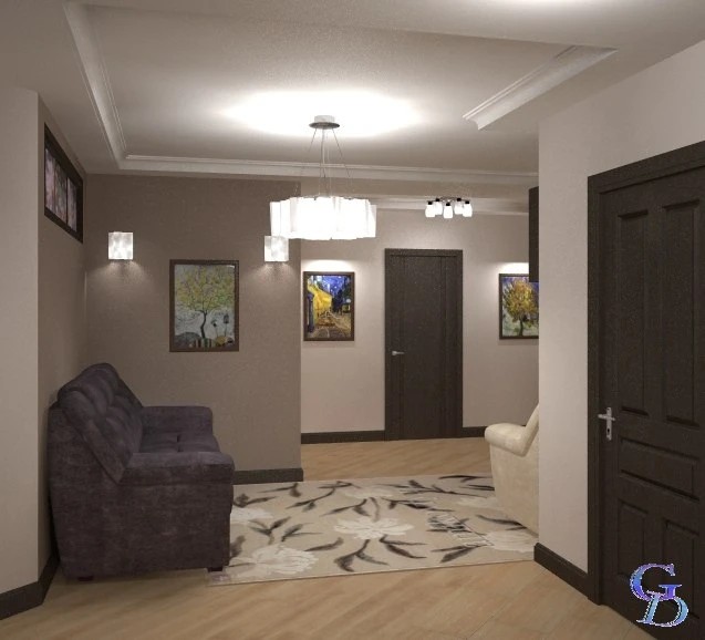 Проект - переделка трехкомнатной квартиры