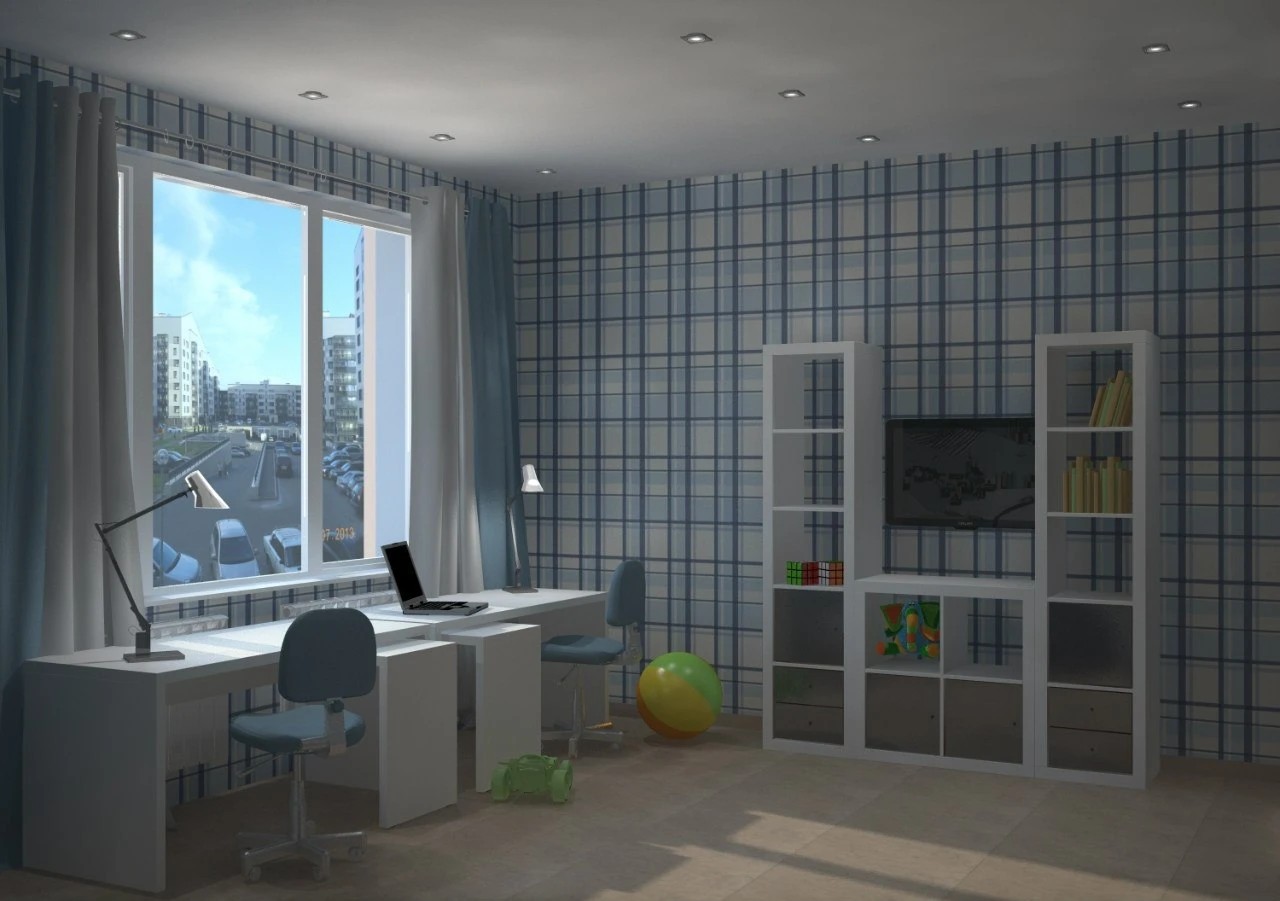 Пример полного дизайн-проекта (квартира на Петергофском шоссе)