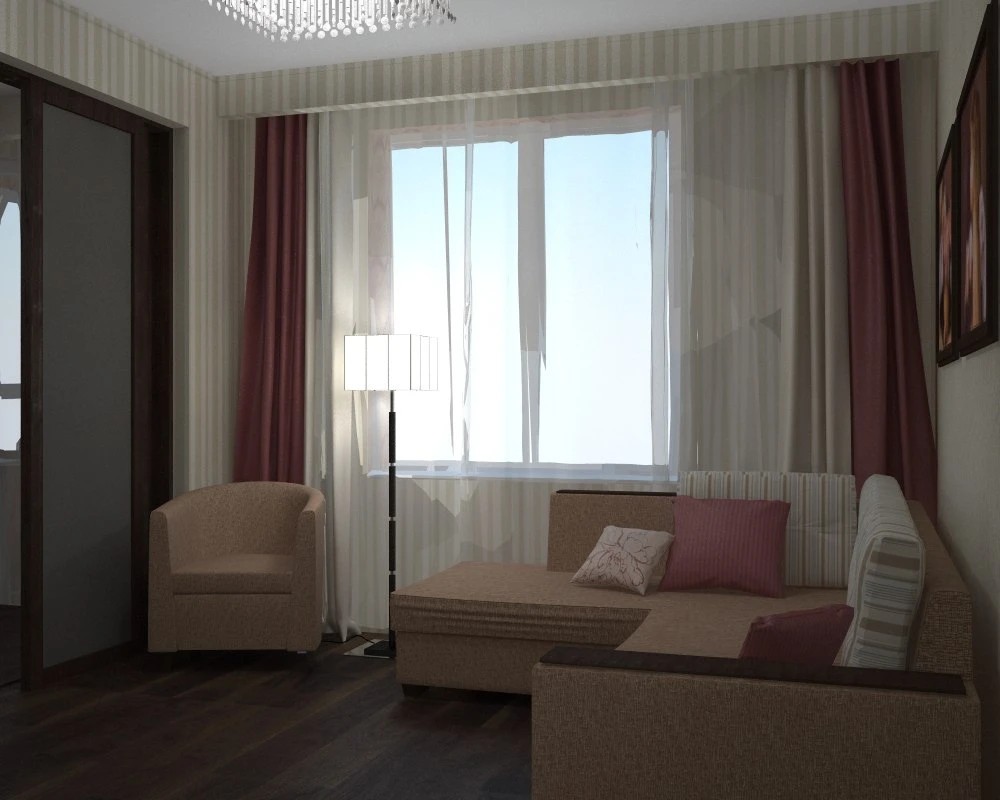 Пример полного дизайн-проекта (квартира на Петергофском шоссе)