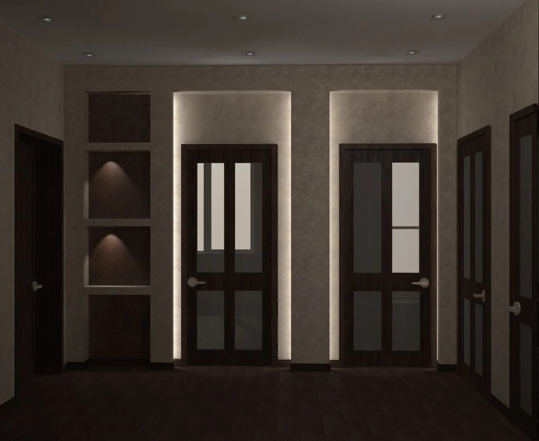 Пример полного дизайн-проекта (квартира на Петергофском шоссе)