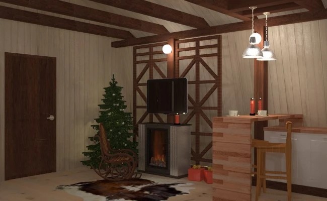 Проект мансарды загородного дома