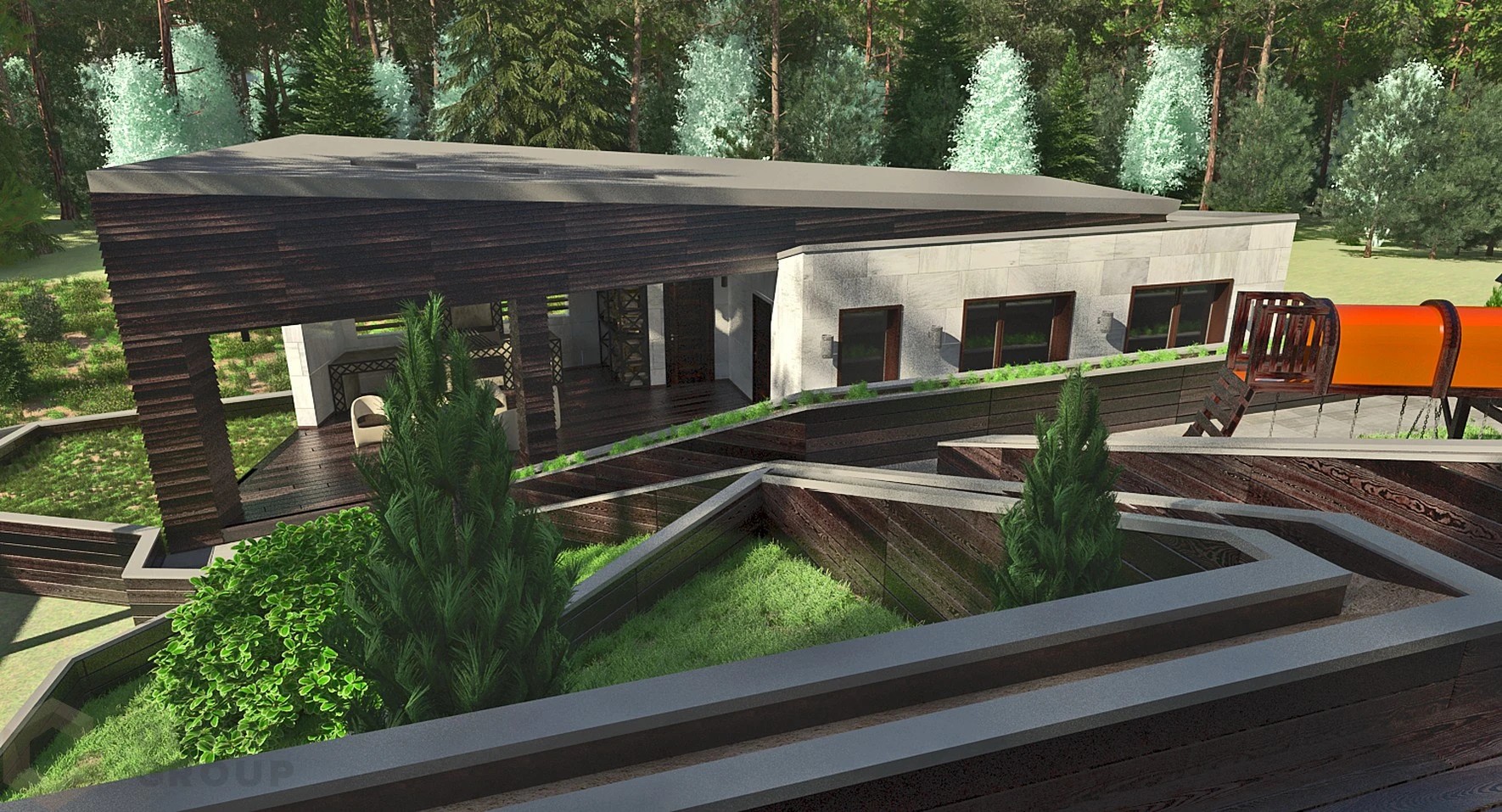 Загородный дом Янтарный бор