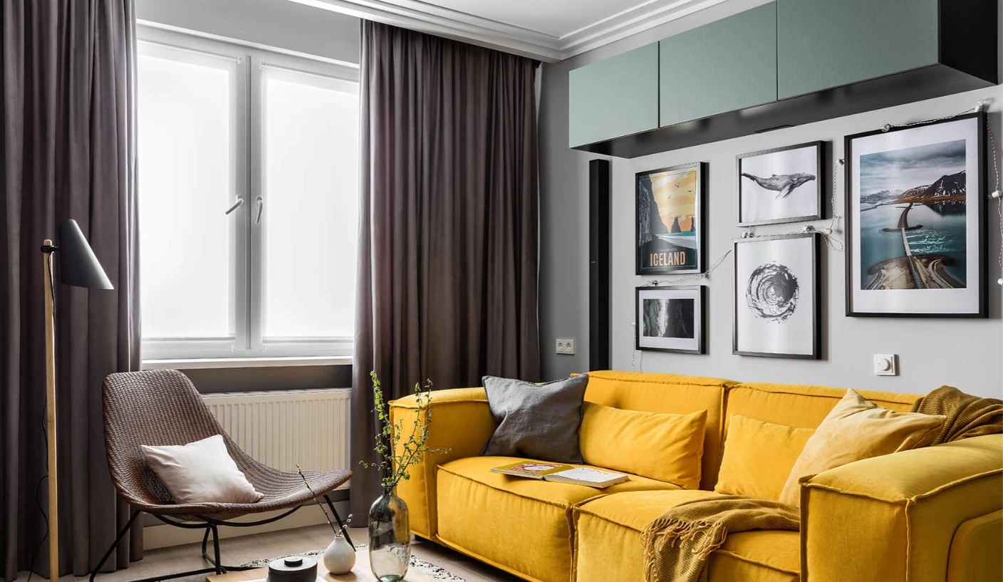 Проект однокомнатной квартиры ЖК Калейдоскоп