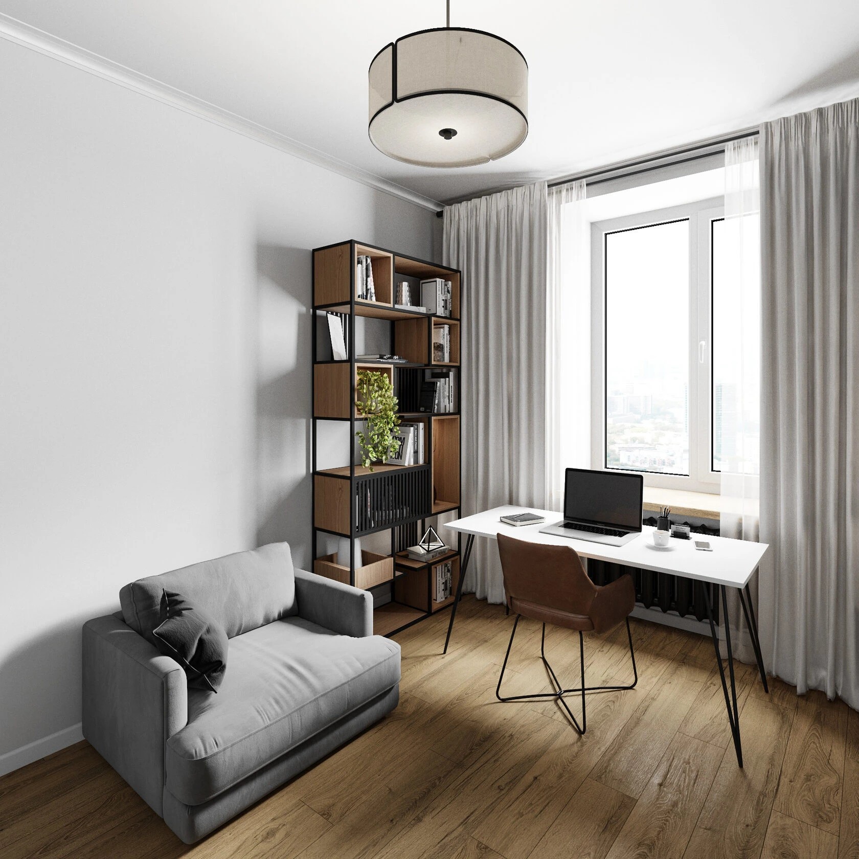 1-комнатная квартира 55 м2