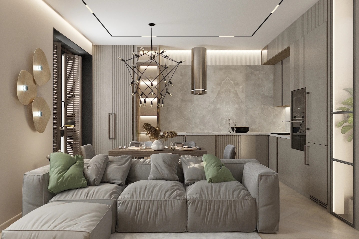 2-комнатная квартира 52 м2