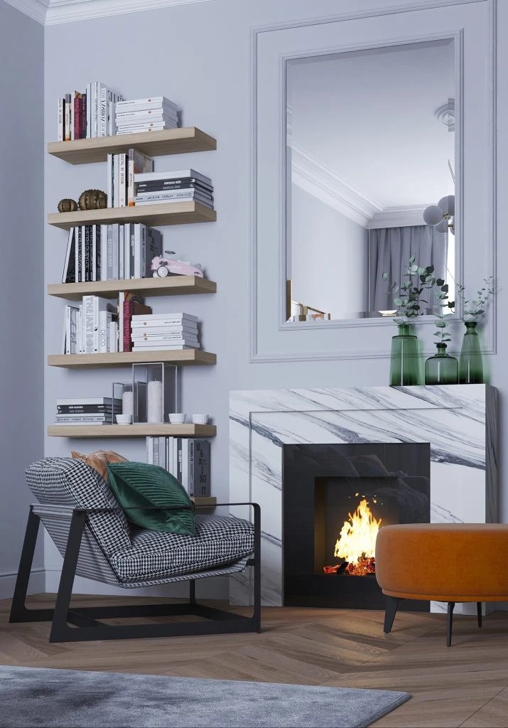 Квартира с камином