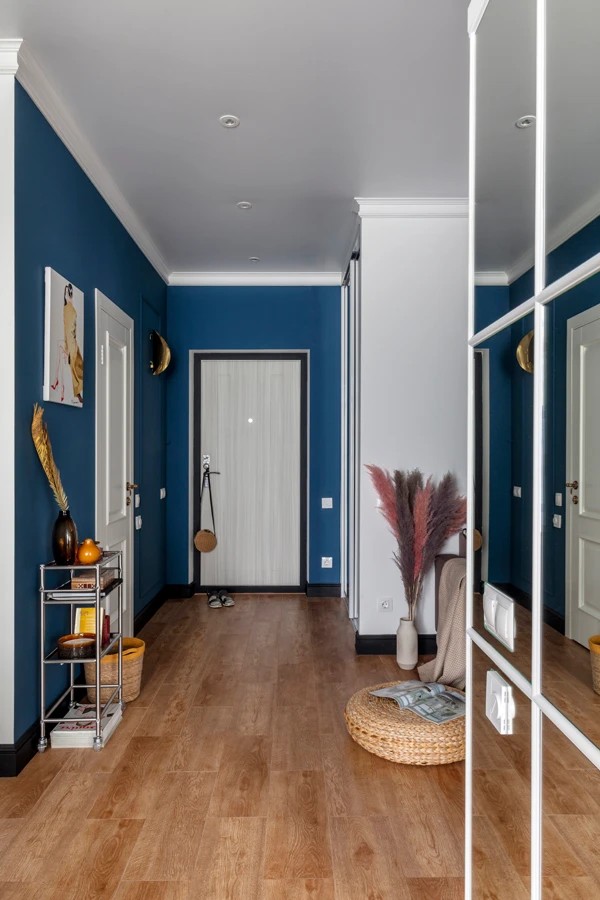 Проект "Сочный синий, брусничный и изумрудный"