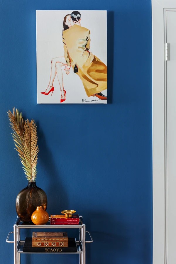 Проект "Сочный синий, брусничный и изумрудный"