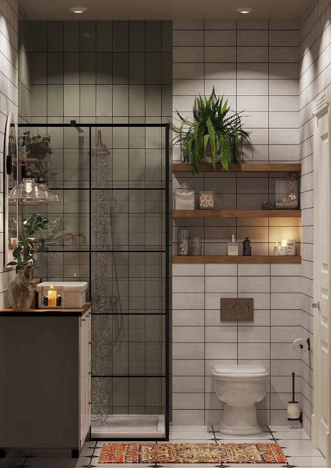 Farmhouse style bathroom