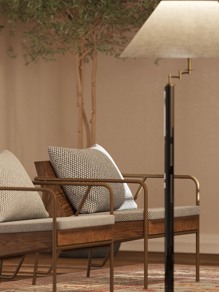 Lounge to drink whiskey