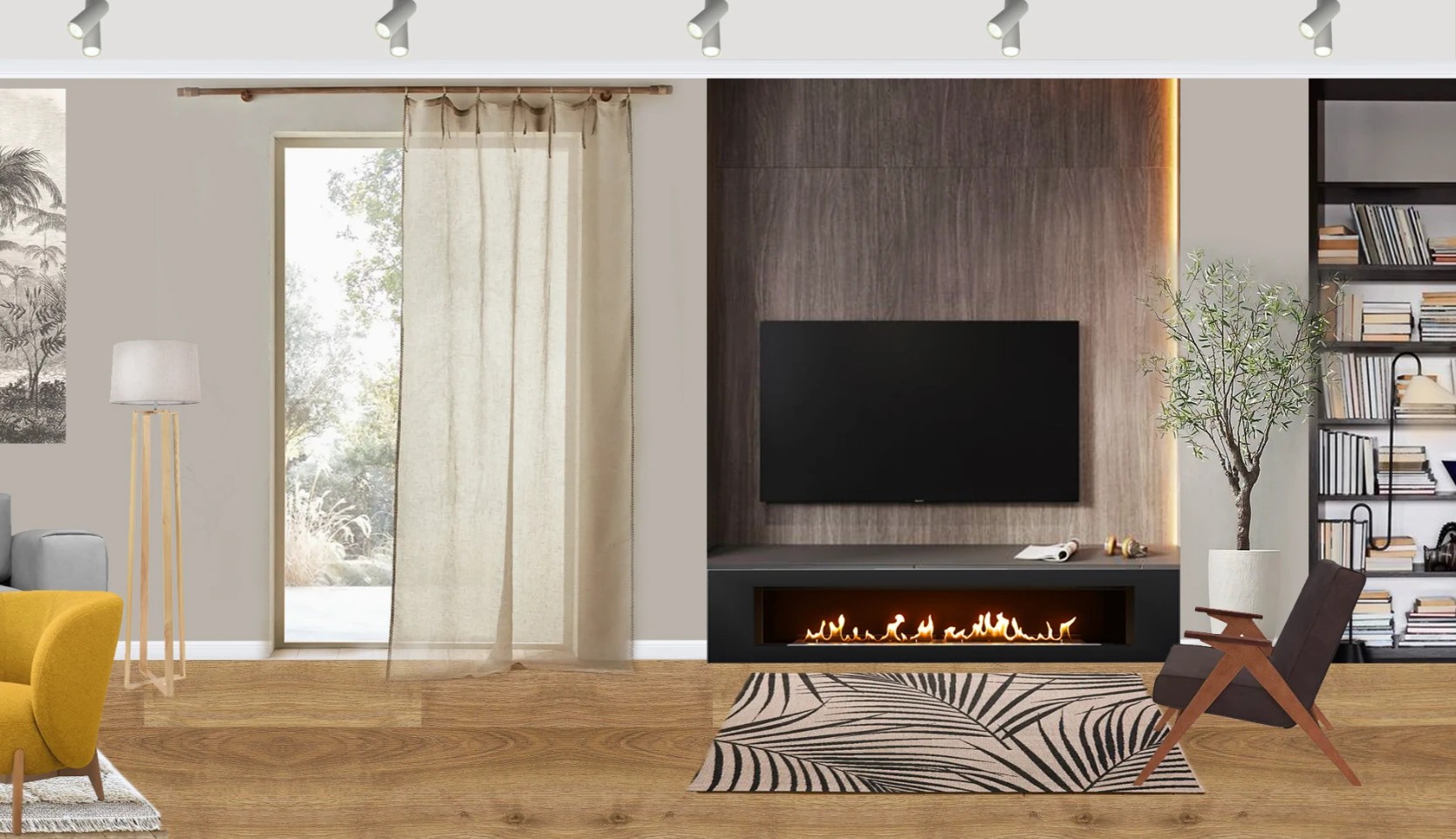 2D apartment collage