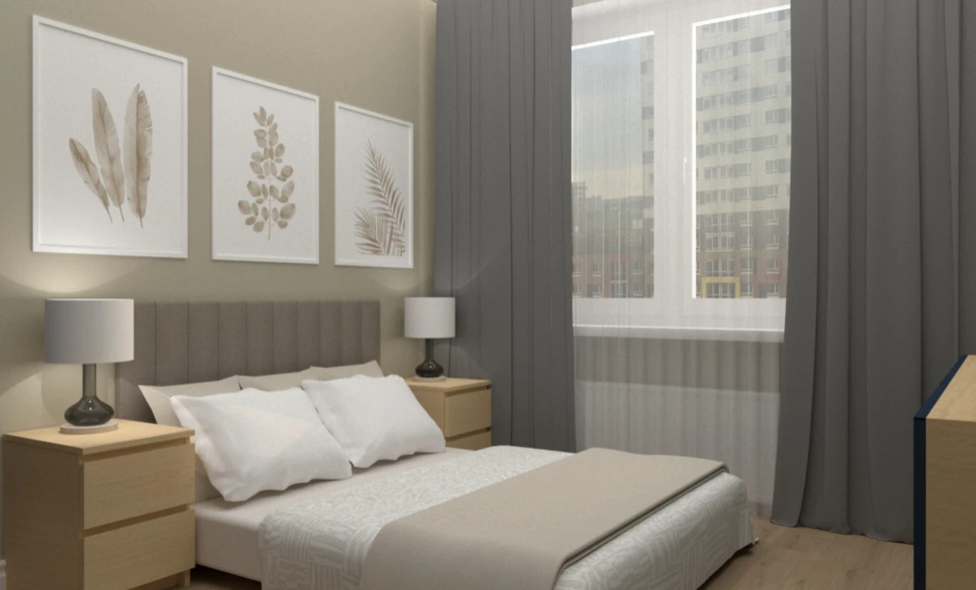 Яркая евродвушка в ЖК Гринландия-2 для молодой женщины