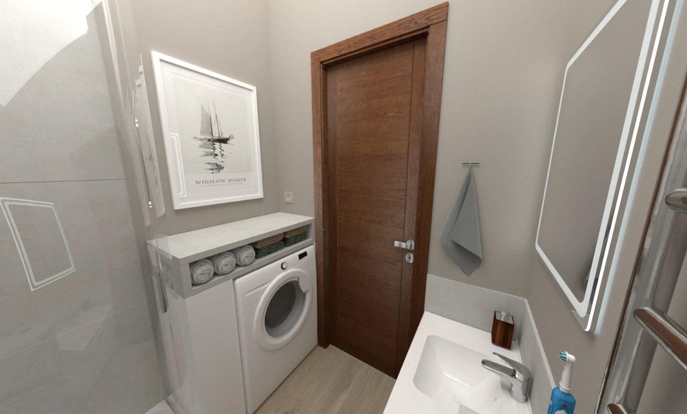 Квартира-студия 28 кв.м для студента