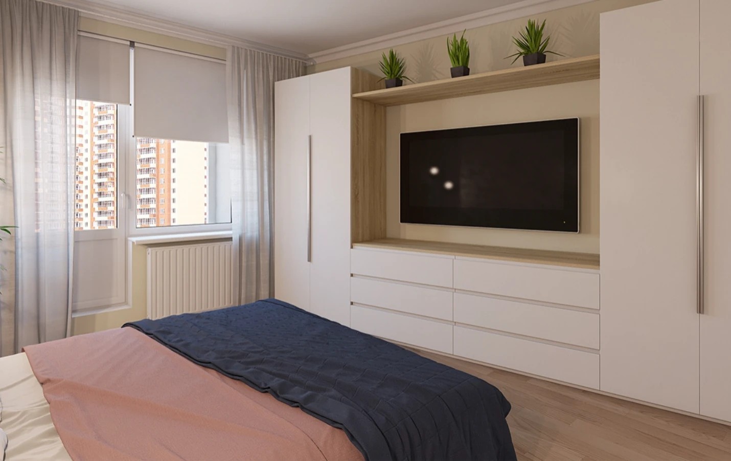 Спальня в ЖК "Лондон"