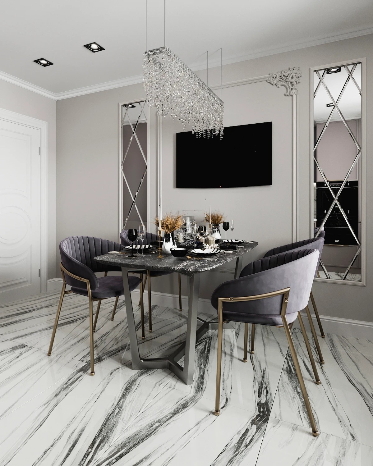 Проект квартиры в ЖК "Олимпийская"