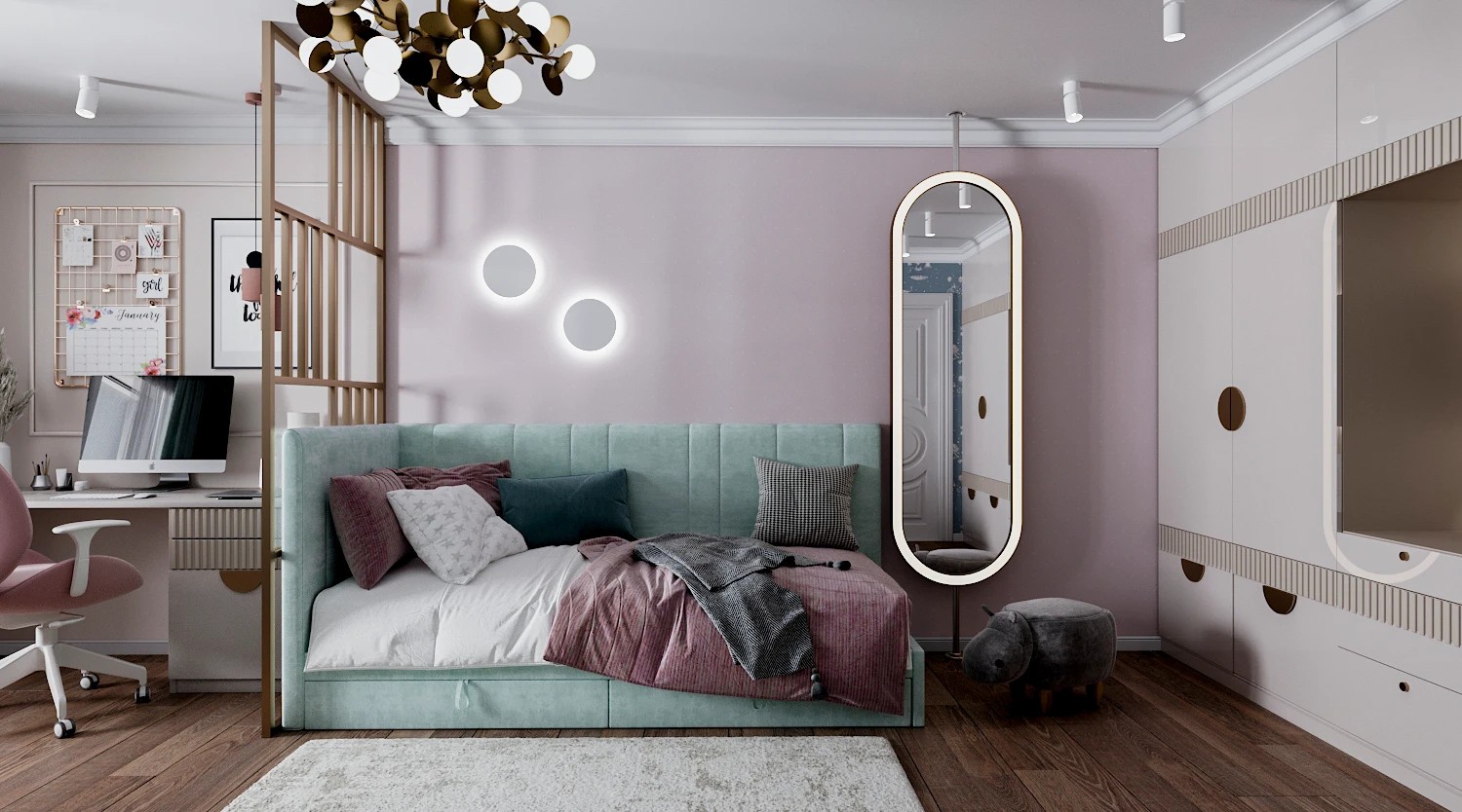 Проект квартиры в ЖК "Олимпийская"