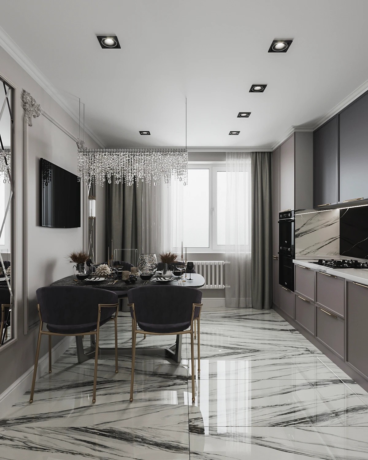 Проект квартиры в ЖК "Олимпийская"