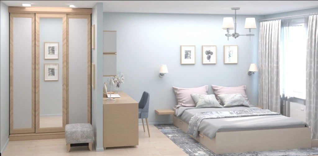 Дизайн 2-х комнатной квартиры в Выборге