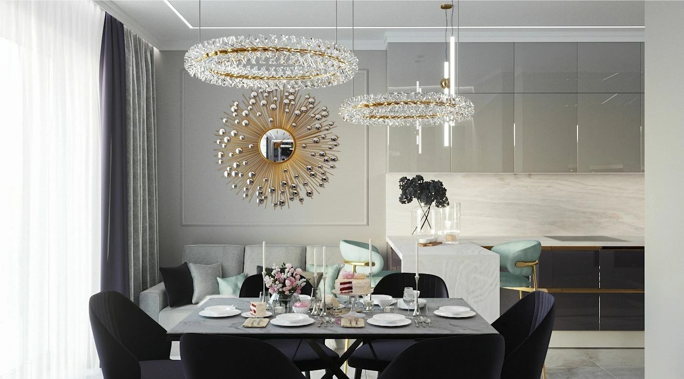 Квартира в ярких оттенках