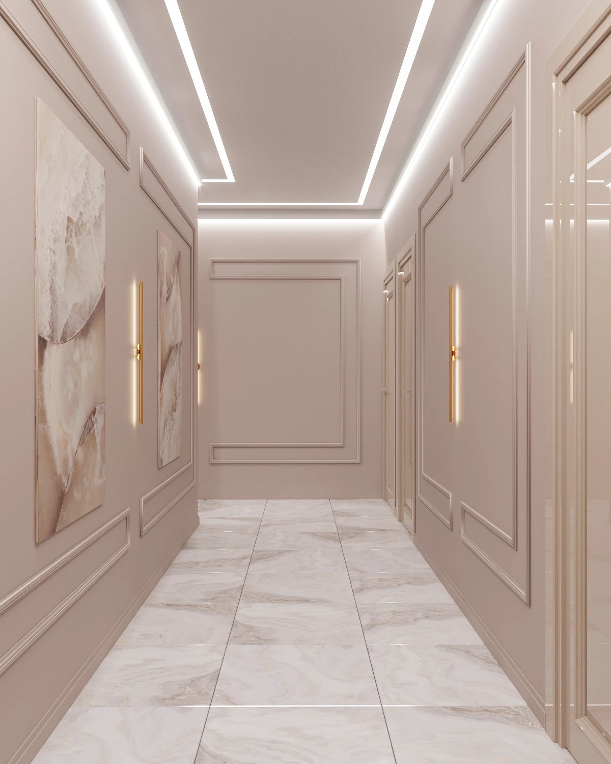 Квартира в ярких оттенках