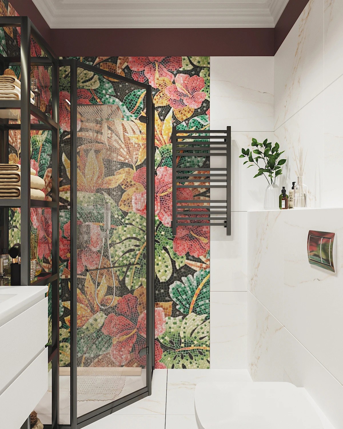 Квартира в ярких оттенках