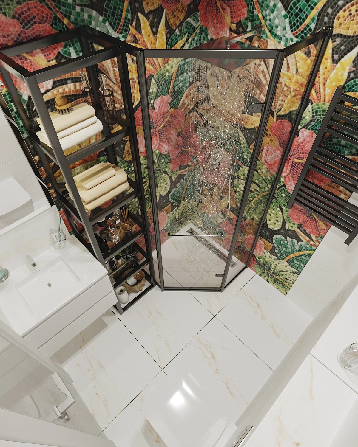 Квартира в ярких оттенках