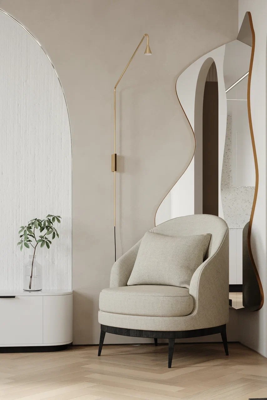 Стильный минимализм (ЖК ПЕТРОВСКИЙ КВАРТАЛ НА ВОДЕ)