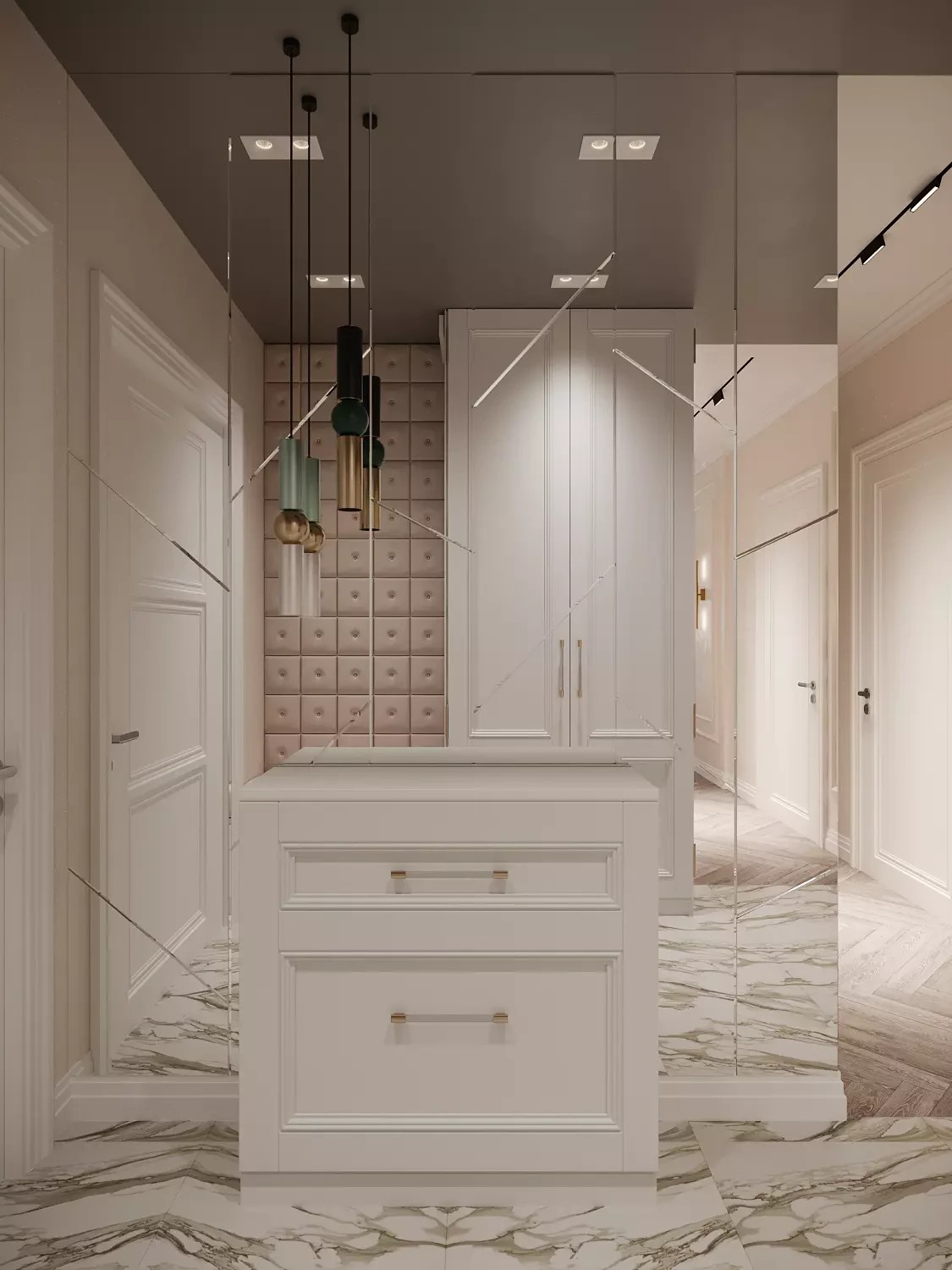 Персиковая неоклассика (ЖК ГОЛДЕН СИТИ)