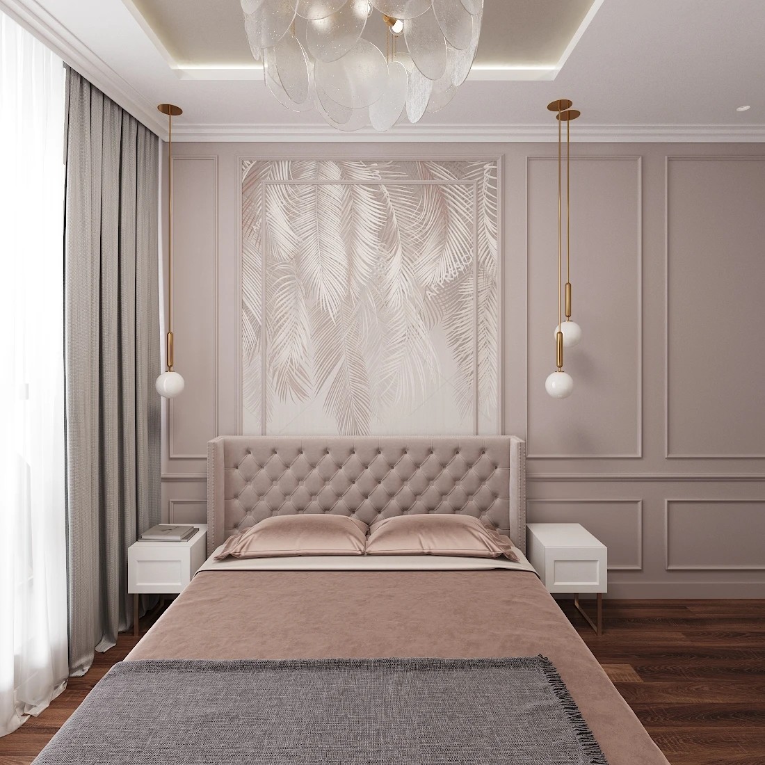 Персиковая неоклассика (ЖК ГОЛДЕН СИТИ)