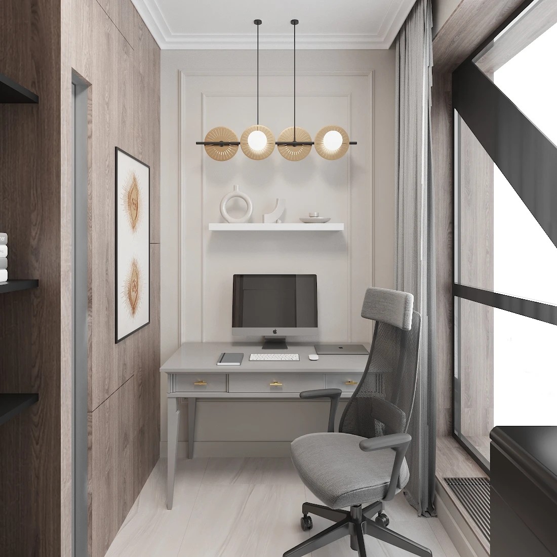 Персиковая неоклассика (ЖК ГОЛДЕН СИТИ)