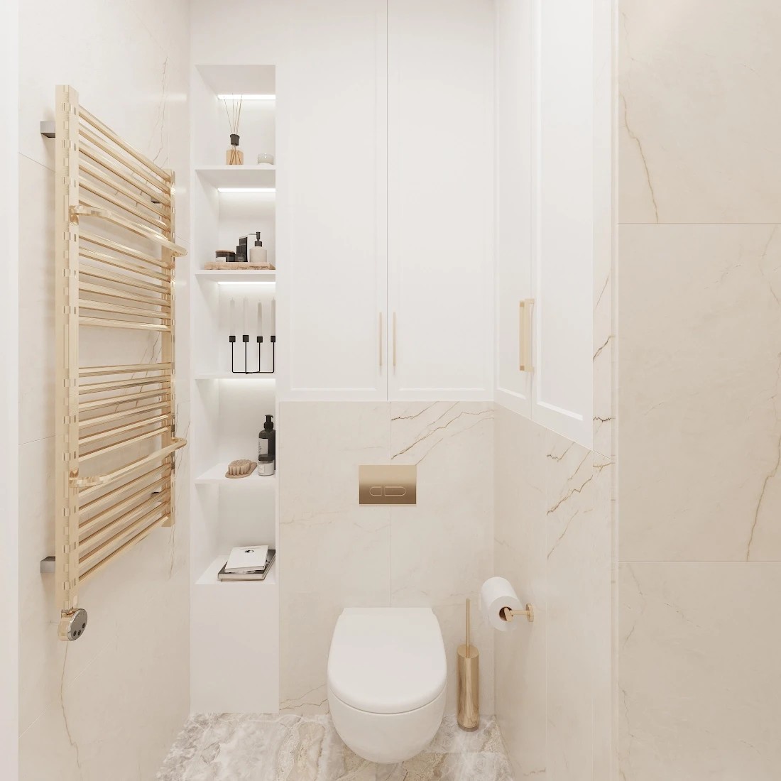 Персиковая неоклассика (ЖК ГОЛДЕН СИТИ)