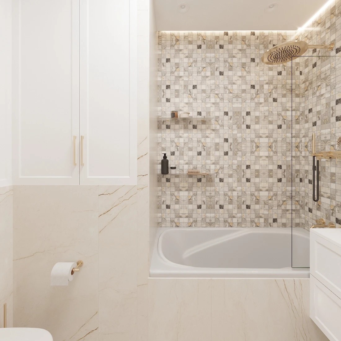 Персиковая неоклассика (ЖК ГОЛДЕН СИТИ)